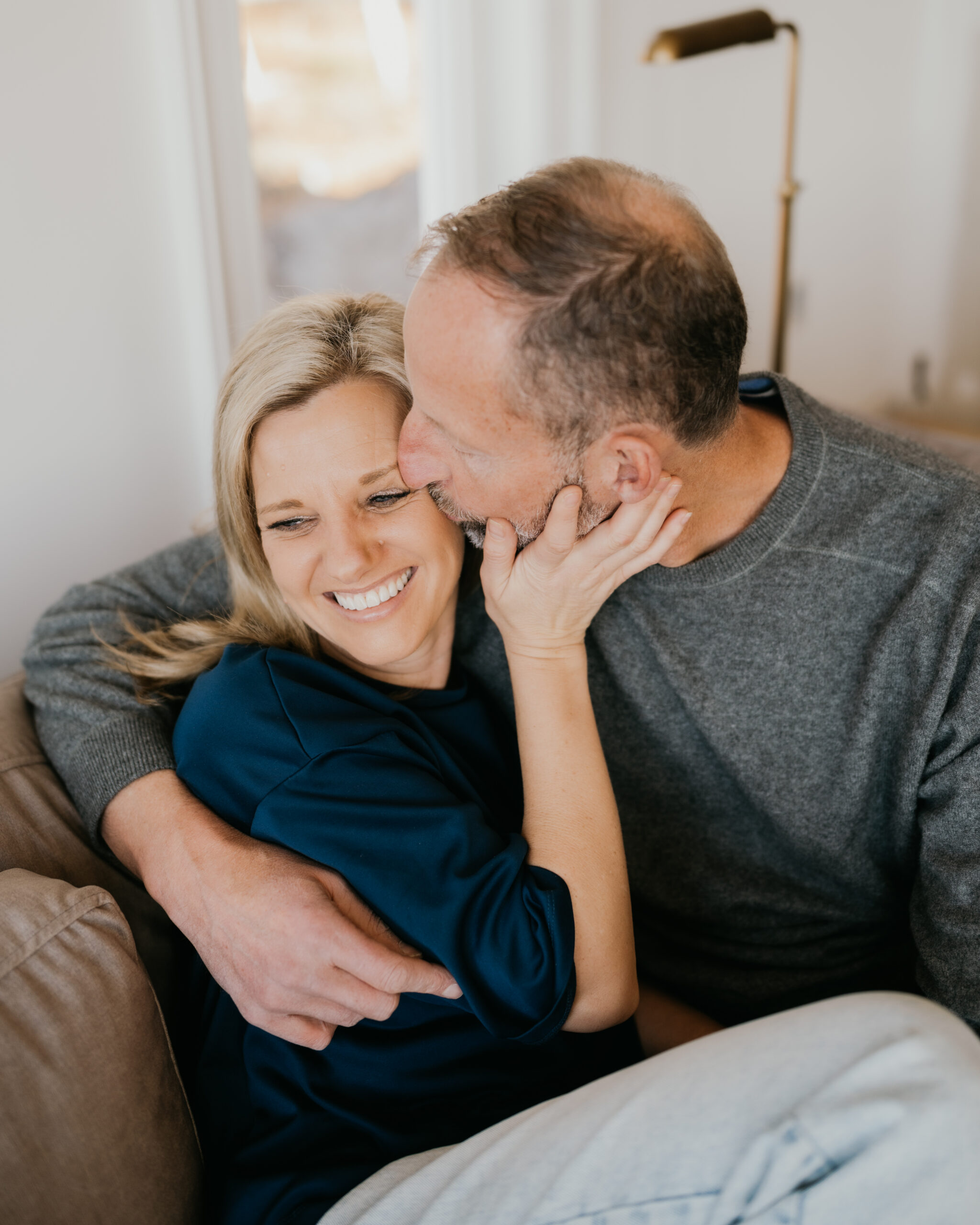 Bryan and Teresa sharing a joyful moment together